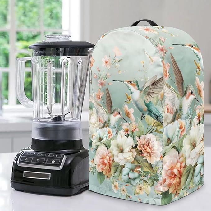 Hummingbird Floral Kitchen Blender Dust Cover Food Processor Dust Protection by Unknown