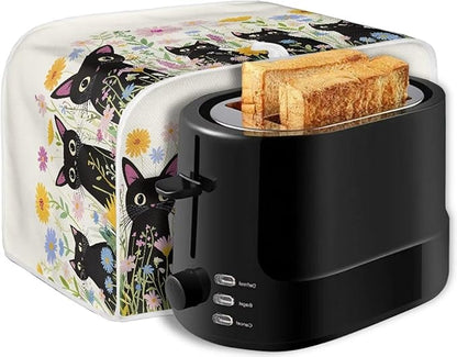 Black Cat Printed Toaster Cover - Image 5