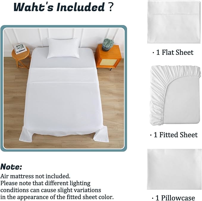 Extra Deep Pocket Twin Sheet Set - Image 4