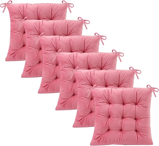 6 Pack Square Seat Cushion Chair Pads by MissSoul