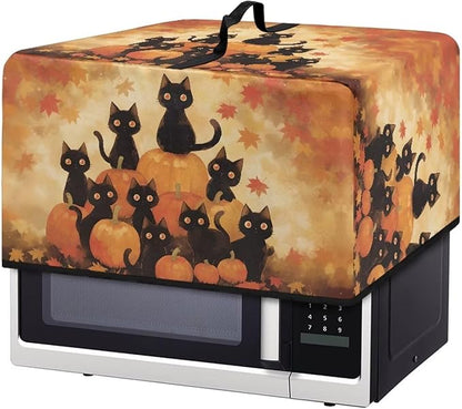 Microwave Oven Dust Cover, Thanksgiving Cat Heat-Resistant Waterproof Microwave by Unknown