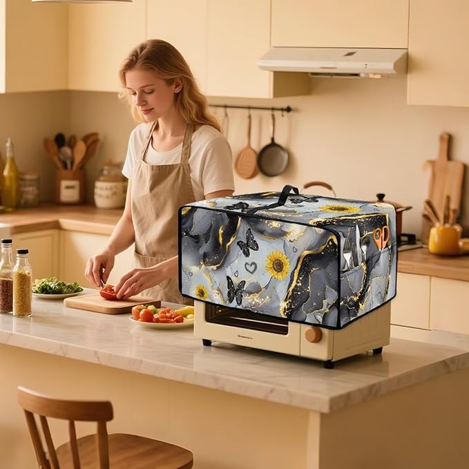 Convection Oven Cover Countertop Appliance Covers Stain-resistant Microwave - Image 3