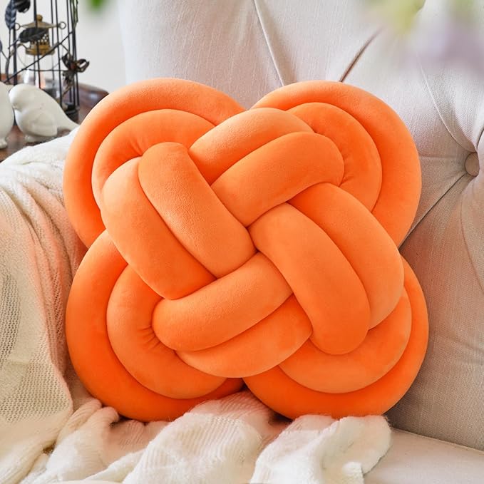 Xuyier Knot Pillow Ball, Decorative Throw Pillows by Xuyier