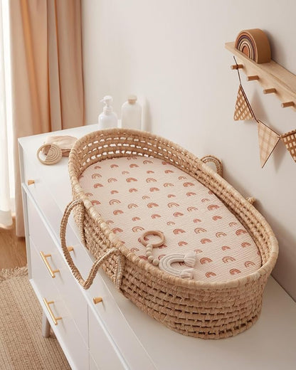 Blissful Diary Muslin Bassinet Sheets - Image 6
