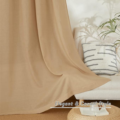NICETOWN Linen 36 inch Curtains - Image 4