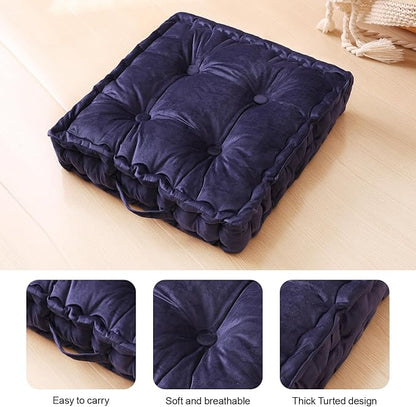 Square Floor Pillows, Large Floor Cushion - Image 2