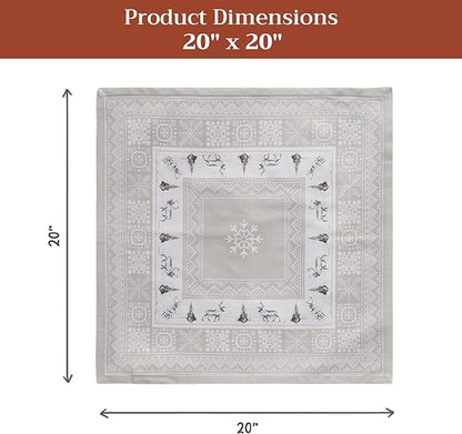 Maison d' Hermine Cloth Napkins Set of 4 100% Cotton - Image 7