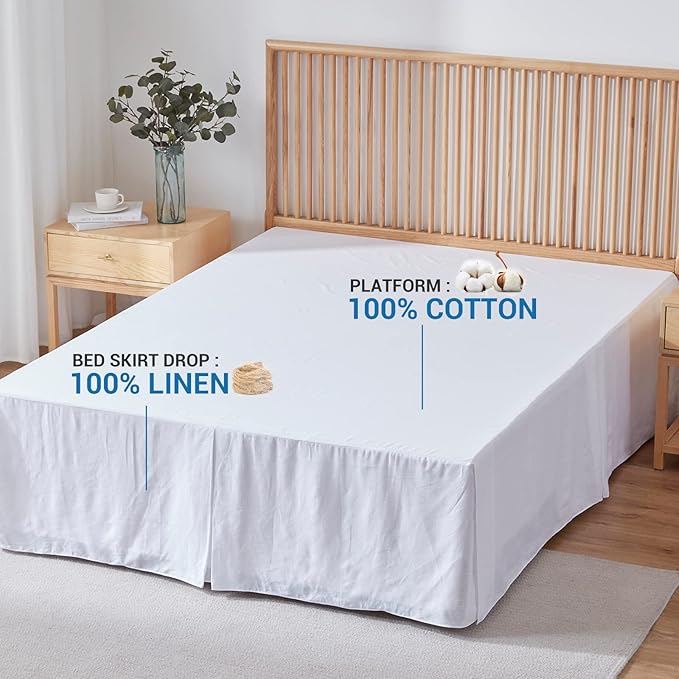 Simple&Opulence Belgian Linen Bed Skirt - Image 3
