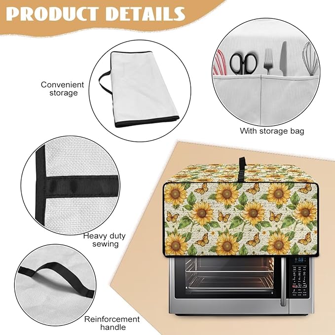 Countertop Convection Oven Cover Dust-Proof Toaster Oven Cover - Image 5