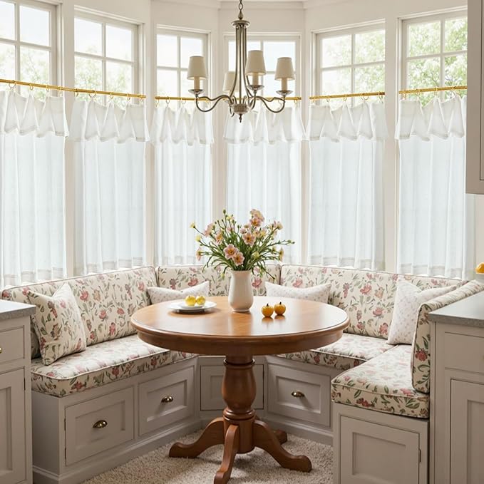 jinchan Linen Tier Curtains - Image 7