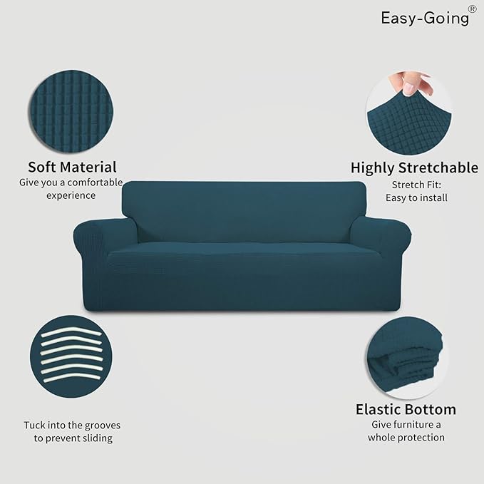 Easy-Going Stretch Oversized Sofa Slipcover 1-Piece Sofa Cover Furniture - Image 3