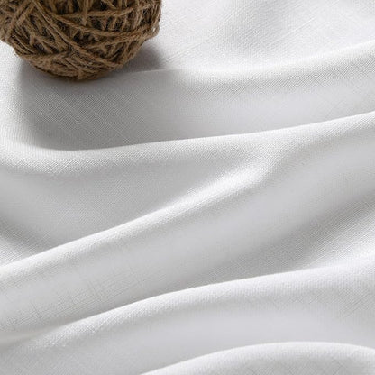 Nanspring Extra Long White Curtain 102 inches Long 2 Panels Set - Image 6