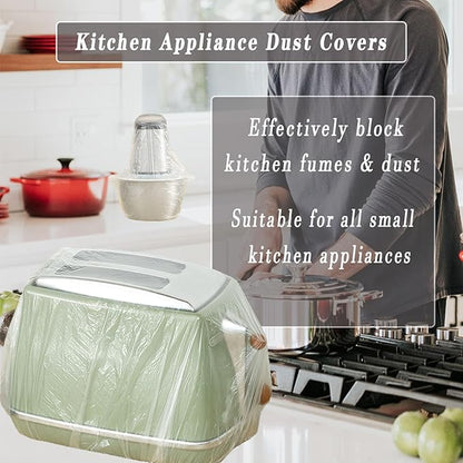 STAYWILD 60 PCS Clear Small Appliance Dust Covers, Disposable Kitchen Appliance - Image 2