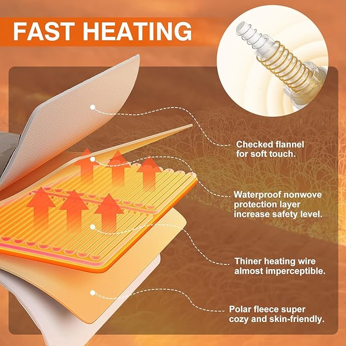 Electric Blanket, Heated Blanket - Image 6