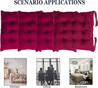 Set of 4 Chair Cushions for Dining Chairs - Image 5