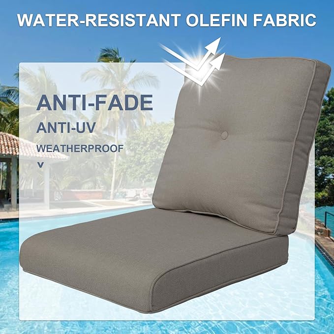 Rilyson Patio Cushions for Outdoor Furniture - Image 4