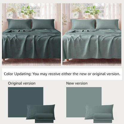 full size comforter sets-7 pieces sage soft bed, package contents