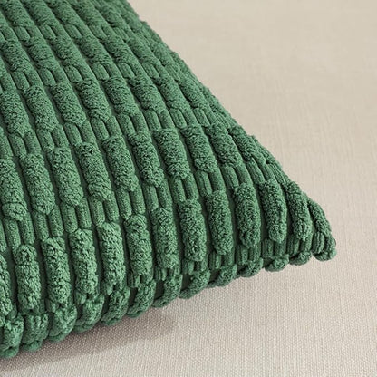 Fancy Homi 4 Packs Green Decorative Throw Pillow Covers 14x24 Inch - Image 4