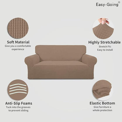 Easy-Going Stretch Oversized Loveseat Slipcover 1-Piece Sofa Cover Furniture - Image 3
