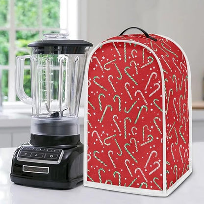 Christmas Teal Blender Cover for Kitchen Countertop Xmas Small Appliance Dust - Image 4
