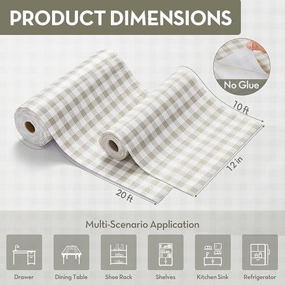 Drawer and Shelf Liner for Kitchen Cabinet Liner Non-Adhesive Non-Slip Shelf - Image 4
