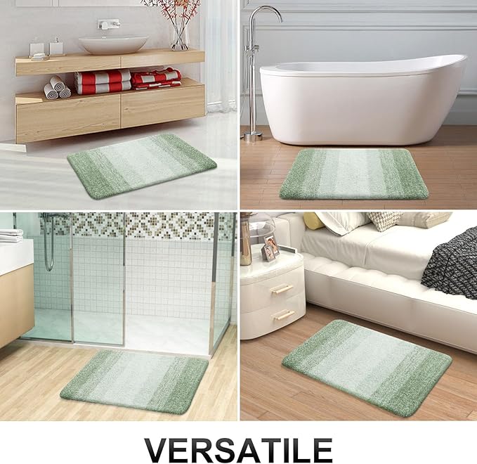 OLANLY Bathroom Runner Rugs 59x24, Extra Soft Absorbent Microfiber Bath Rugs - Image 6