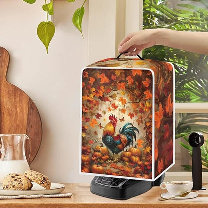 Coffee Maker Cover Protector, Christmas Santa Claus Coffee Machine Dust Cover - Image 4