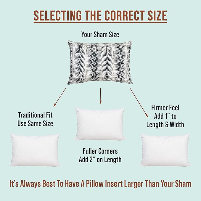 Pillowflex Synthetic Down Alternative Pillow Inserts - Image 2