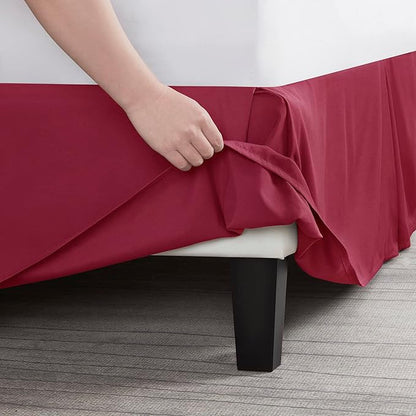 Nestl Red Heaven Bed Skirt King Size - Image 5