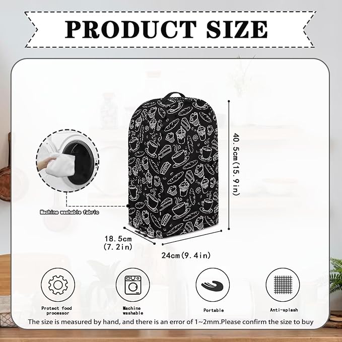 Coffee Pastry Blender Dust Cover - Image 5