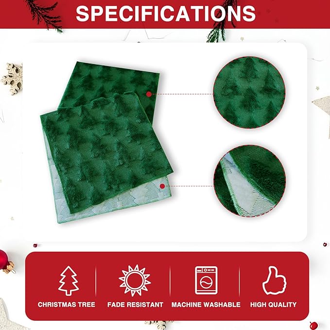IVAPUPU Christmas Table Runner for Winter Holiday - Image 5