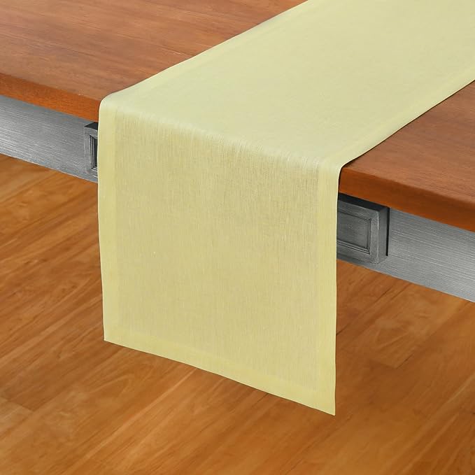 Solino Home Linen Table Runner 72 Inches Long by SolinoHome