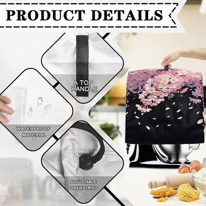 Mixer Dust Covers Cherry Blossom Stand Mixer Covers Protector Dust Cover Marble - Image 7