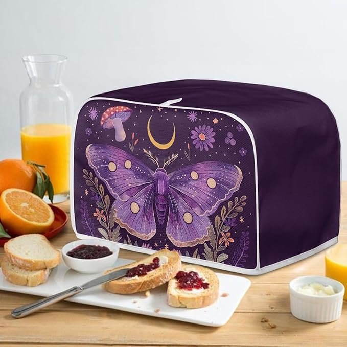 ZFRXIGN Butterfly Toaster Covers 2 Slice Wide Slot Dust Cover Case - Image 4