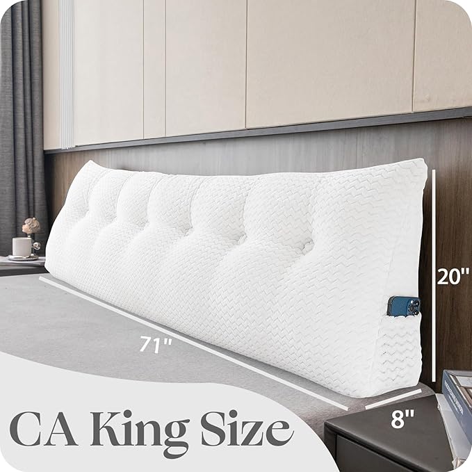 Large Bolster Triangular Headboard Wedge Backrest Positioning Support Bed Rest - Image 2