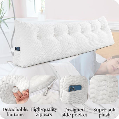 Large Bolster Triangular Headboard Wedge Backrest Positioning Support Bed Rest - Image 3