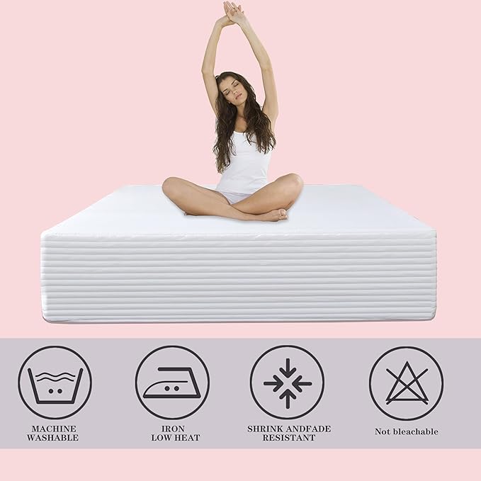 Queen Bed Skirt-Box Spring Cover - Image 4