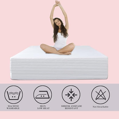 Queen Bed Skirt-Box Spring Cover - Image 5
