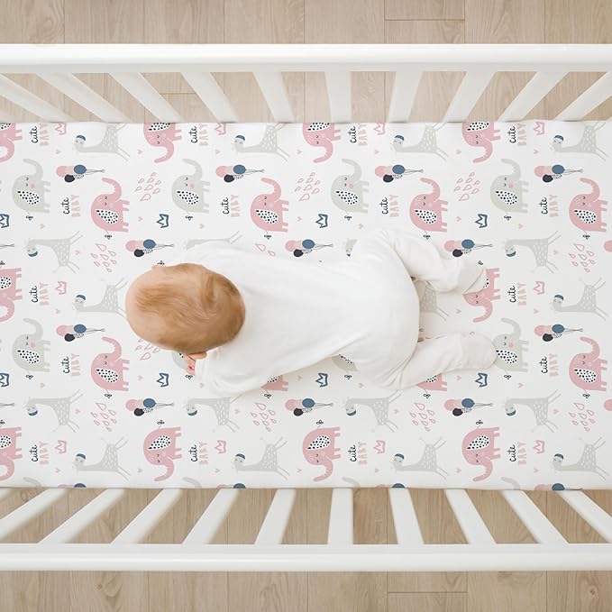 BROLEX Baby Fitted Crib Sheets: Kid Crib Sheets - Image 2