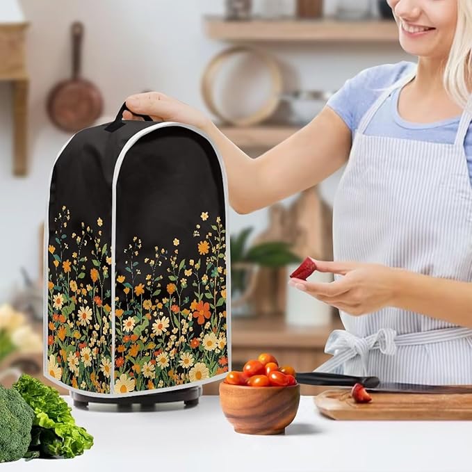 Food Processor Cover, Blender Covers, Kitchen Appliance Accessories, Pretty - Image 3
