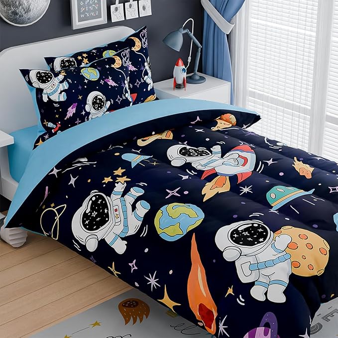 SANDJEST Astronaut Bedding Sets - Image 3