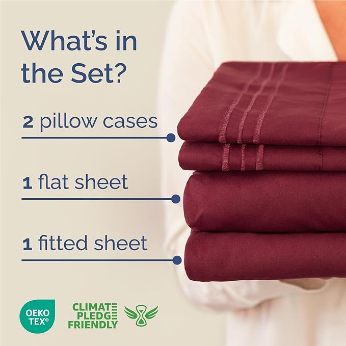 Full Size 4 Piece Sheet Set - Image 2