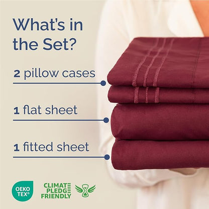 Full Size 4 Piece Sheet Set - Image 2