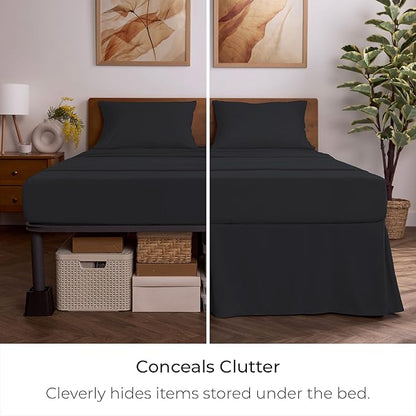 Mellanni Bed Skirt Queen Size - Image 3