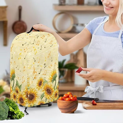 Blender Covers Kitchen Appliance Dust Cover Music Notes Sunflower Blender - Image 2