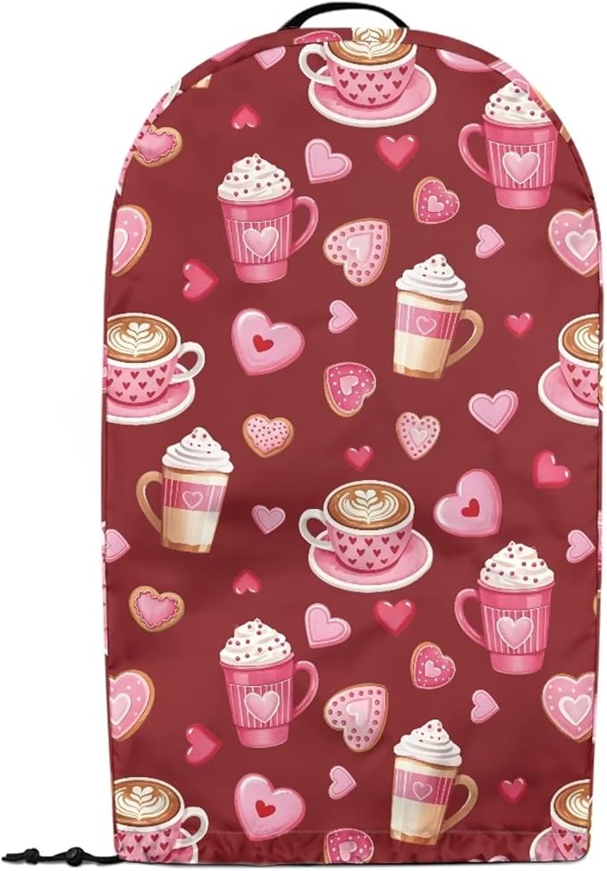 Red Blender Cover Dust Proof Small Appliance Cover Foldable Dust Cover Kitchen - Image 2