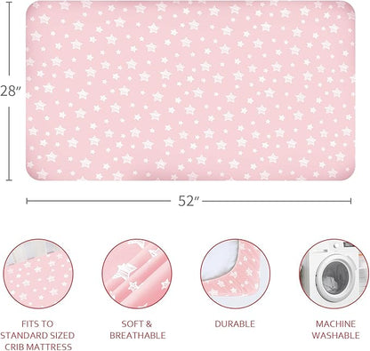 Crib Sheets & Waterproof Crib Mattress Protector - Image 6