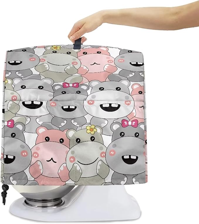 Cartoon Baby Hippo Mixer Covers Dust Mixer Covers - Image 4