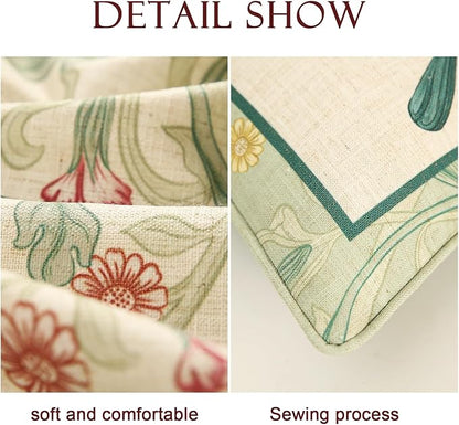 patdrea Designer Rectangle Throw Pillow Covers, Farmhouse Linen - Image 4