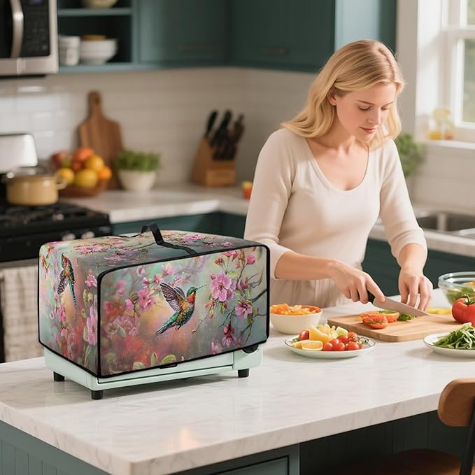 Air Fryer Toaster Oven Dust Cover Protective Microwave Oven Cover Small - Image 7
